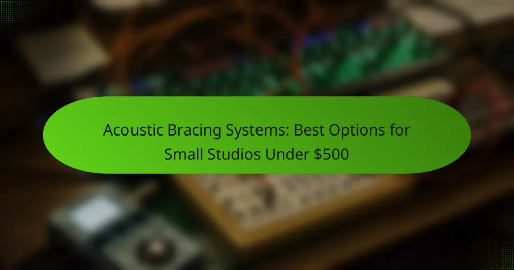 Acoustic Bracing Systems: Best Options for Small Studios Under $500