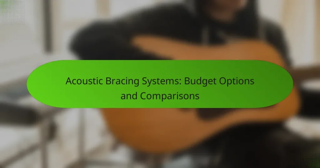 Acoustic Bracing Systems: Budget Options and Comparisons