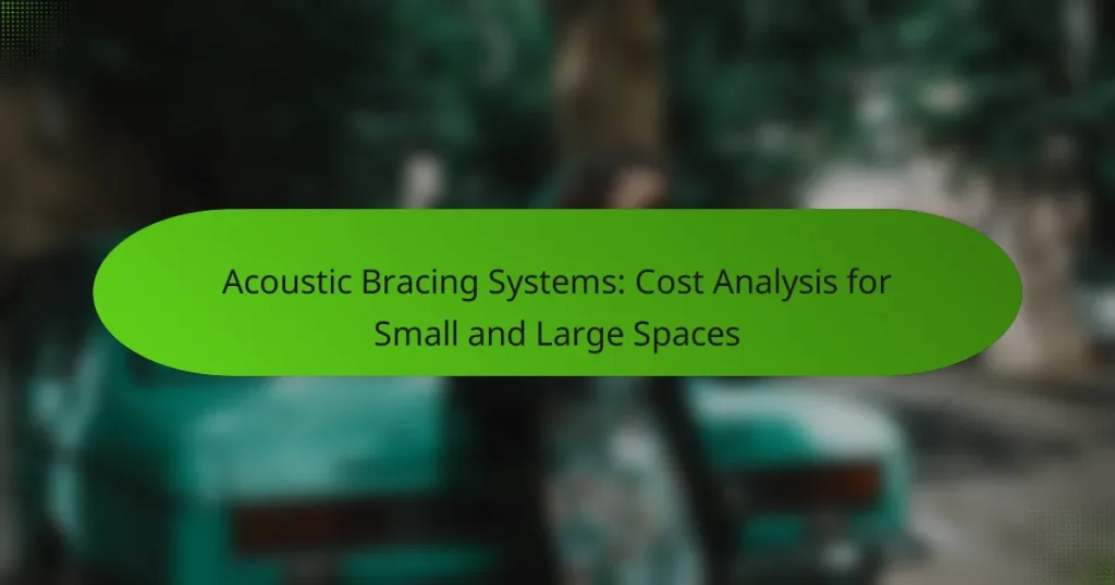 Acoustic Bracing Systems: Cost Analysis for Small and Large Spaces