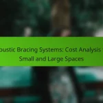 Acoustic Bracing Systems: Cost Analysis for Small and Large Spaces