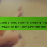 Acoustic Bracing Systems: Ensuring Proper Installation for Optimal Performance