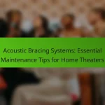 Acoustic Bracing Systems: Essential Maintenance Tips for Home Theaters