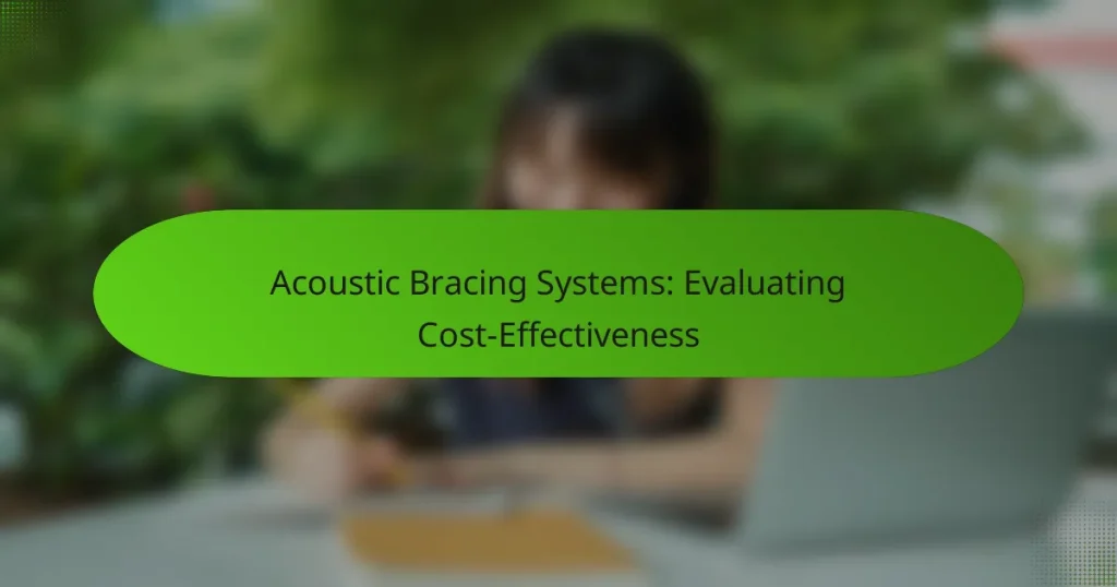 Acoustic Bracing Systems: Evaluating Cost-Effectiveness