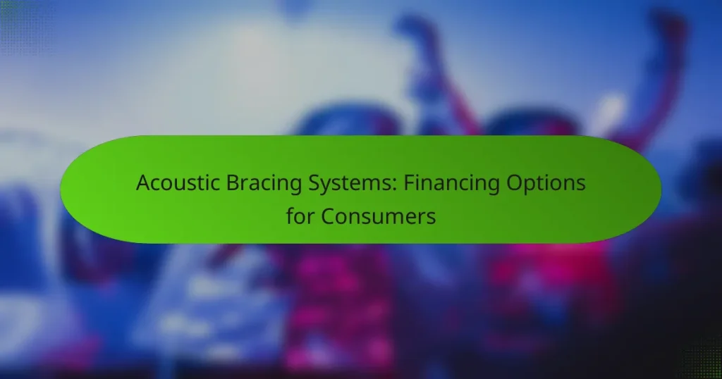 Acoustic Bracing Systems: Financing Options for Consumers
