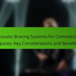 Acoustic Bracing Systems for Commercial Spaces: Key Considerations and Benefits