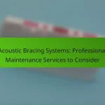 Acoustic Bracing Systems: Professional Maintenance Services to Consider