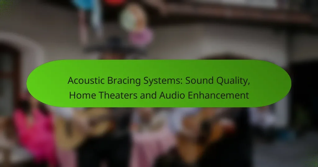 Acoustic Bracing Systems: Sound Quality, Home Theaters and Audio Enhancement